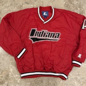 STARTER Red Indiana V-Neck Jacket